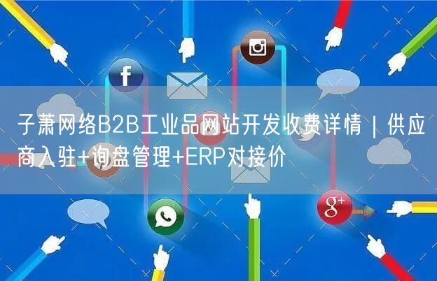 子萧网络B2B工业品网站开发收费详情|供应商入驻+询盘管理+ERP对接价