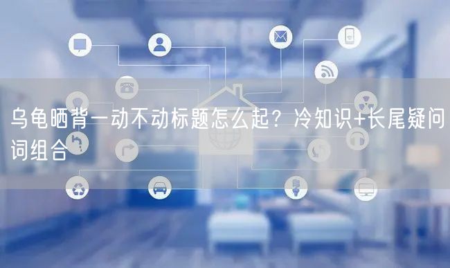 乌龟晒背一动不动标题怎么起？冷知识+长尾疑问词组合