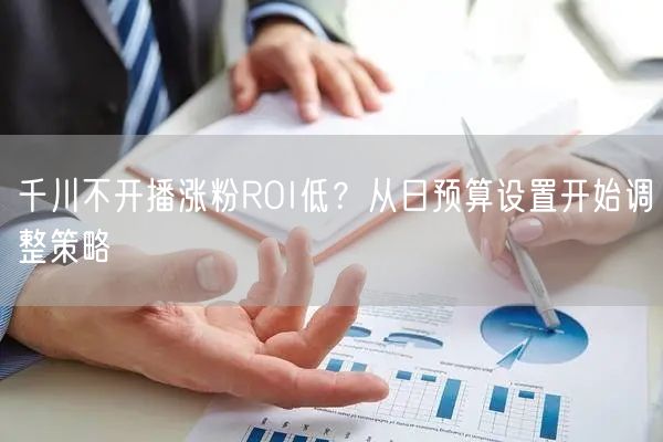 千川不开播涨粉ROI低？从日预算设置开始调整策略