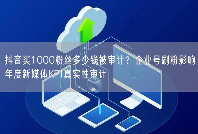 抖音买1000粉丝多少钱被审计?企业号刷粉影响年度新媒体KPI真实性审计