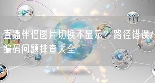 直播伴侣图片切换不显示?路径错误/编码问题排查大全