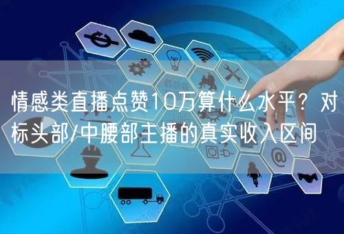 情感类直播点赞10万算什么水平?对标头部/中腰部主播的真实收入区间